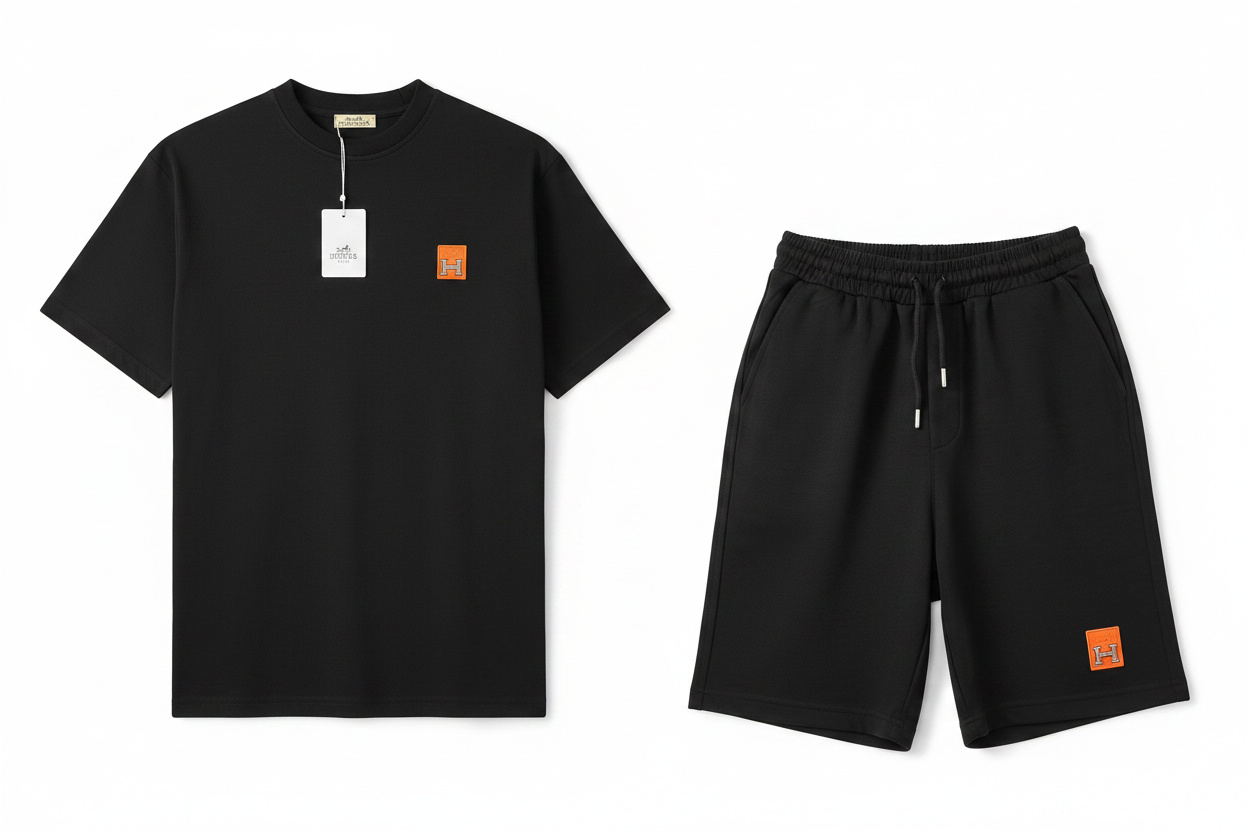 Hermès Set – T-shirt & Shorts