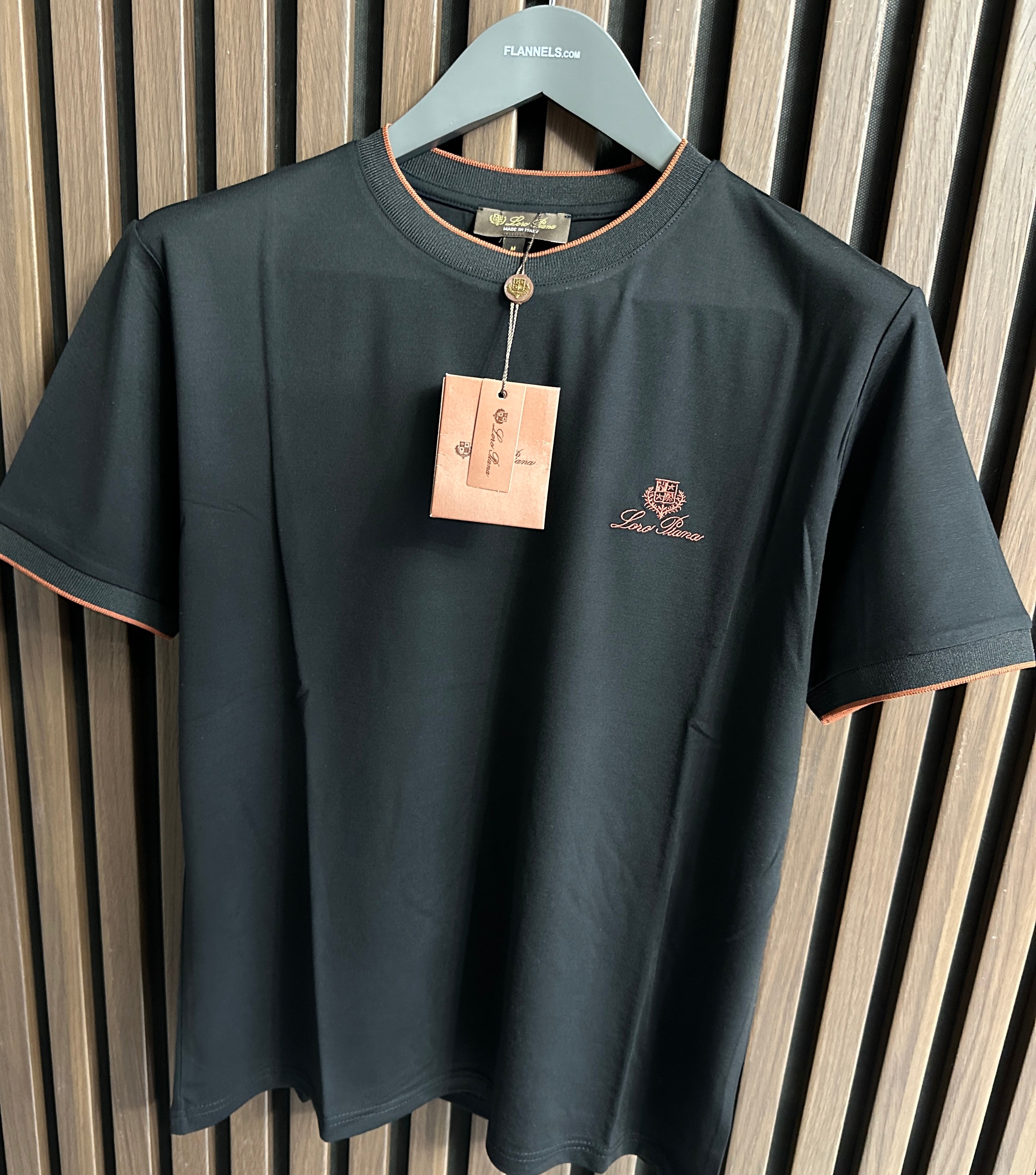 Tricou Premium Negru Loro Piana