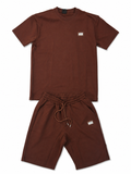 Set Casual Maro - Tricou și Pantaloni Scurți